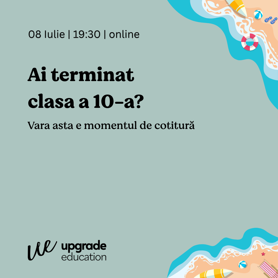 Upgrade Education ad creative, June 2026