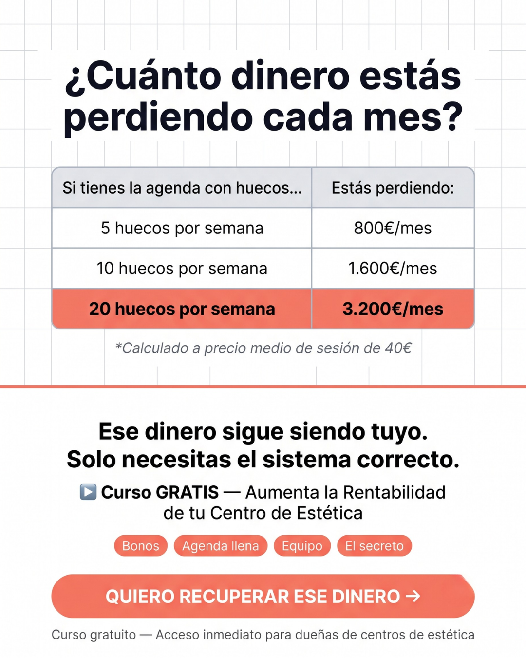 Llena Tu Centro ad creative, July 2026