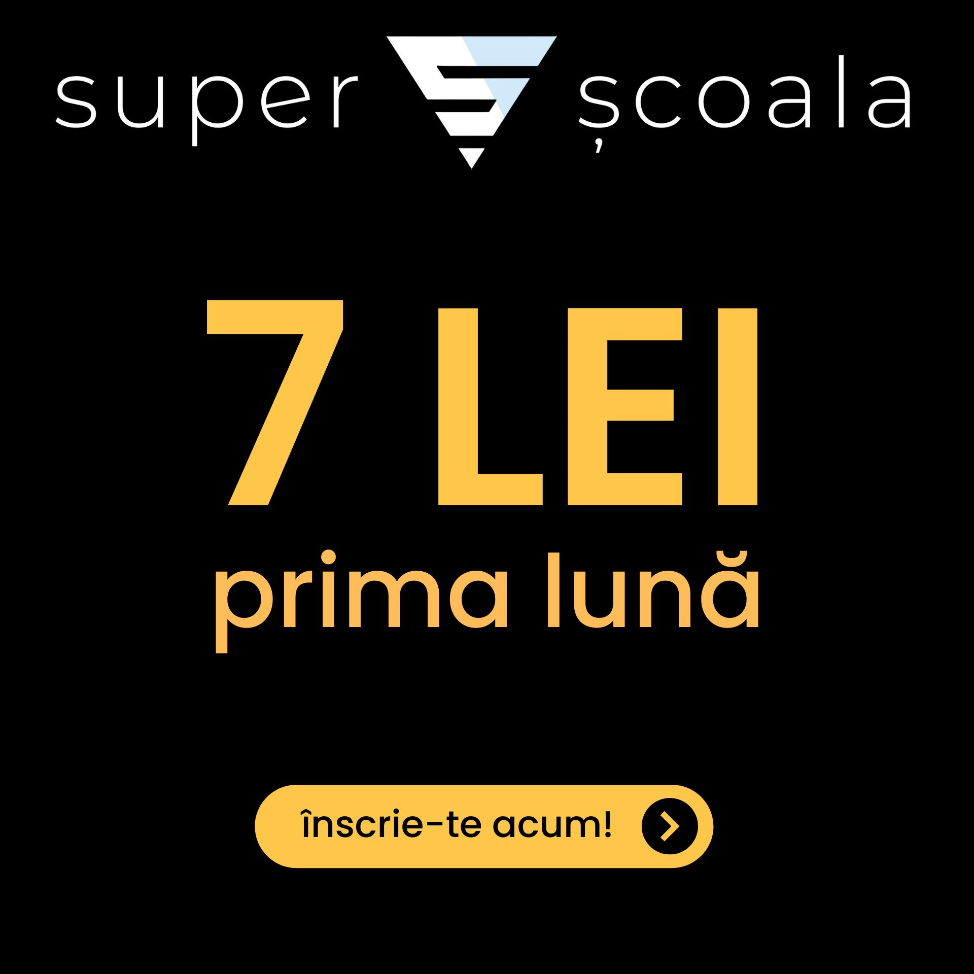 SuperȘcoala ad creative, June 2026