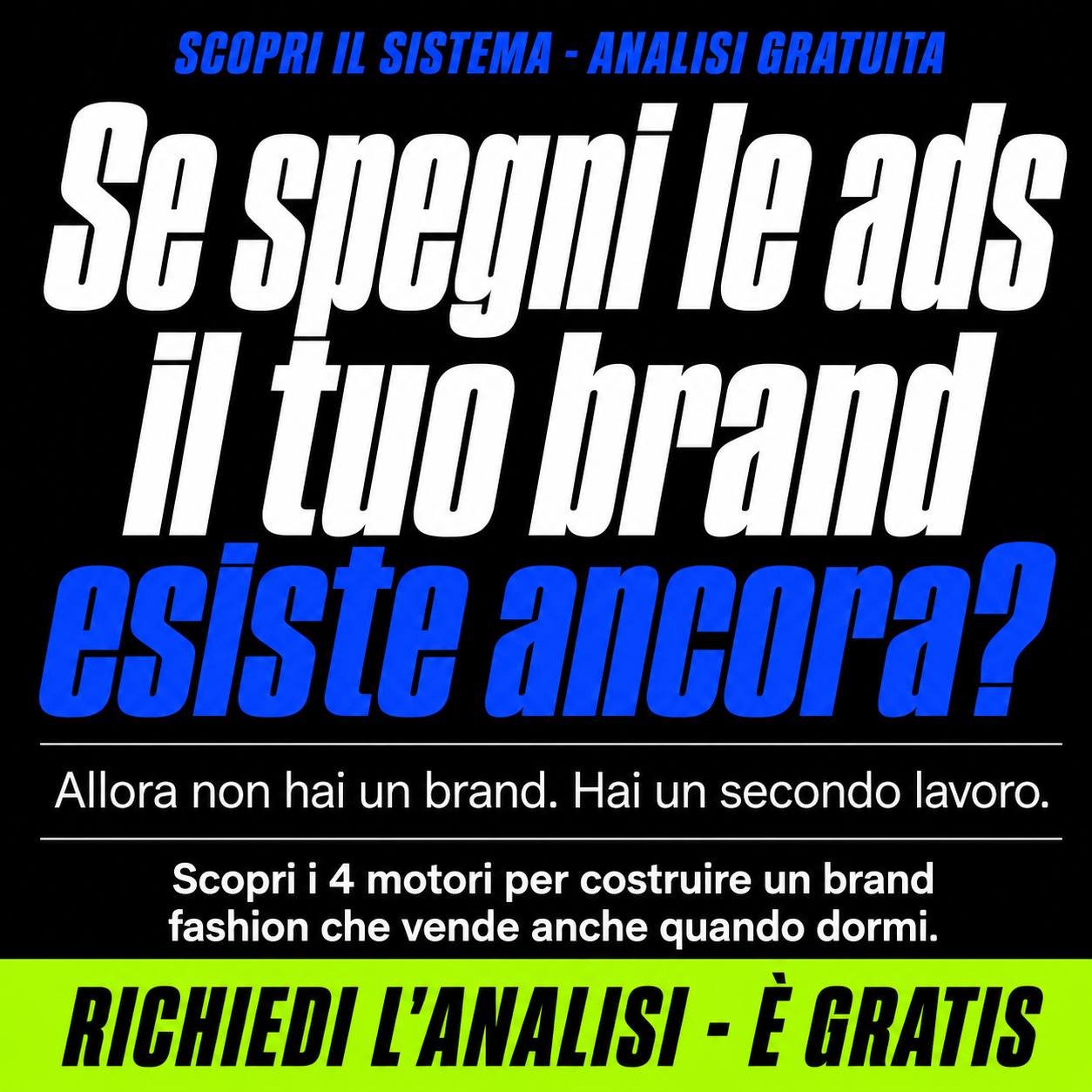 Lion Fashion Agency ad creative, July 2026