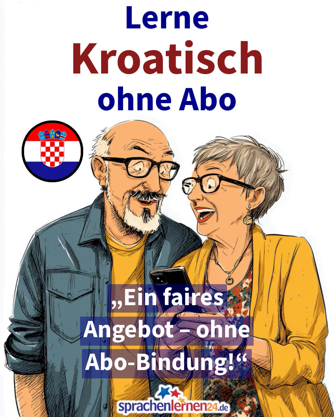 Sprachen lernen in 17 Minuten am Tag ad creative, July 2026