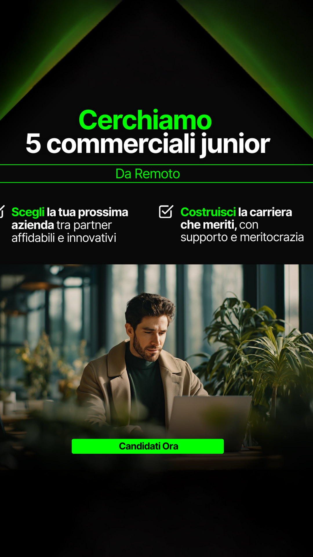 Visione Academy ad creative, July 2026