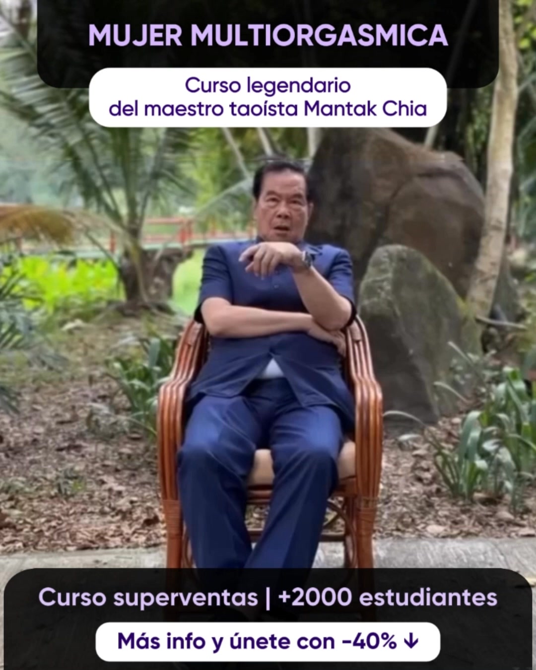 Master Mantak Chia Official Fanpage ad creative, July 2026