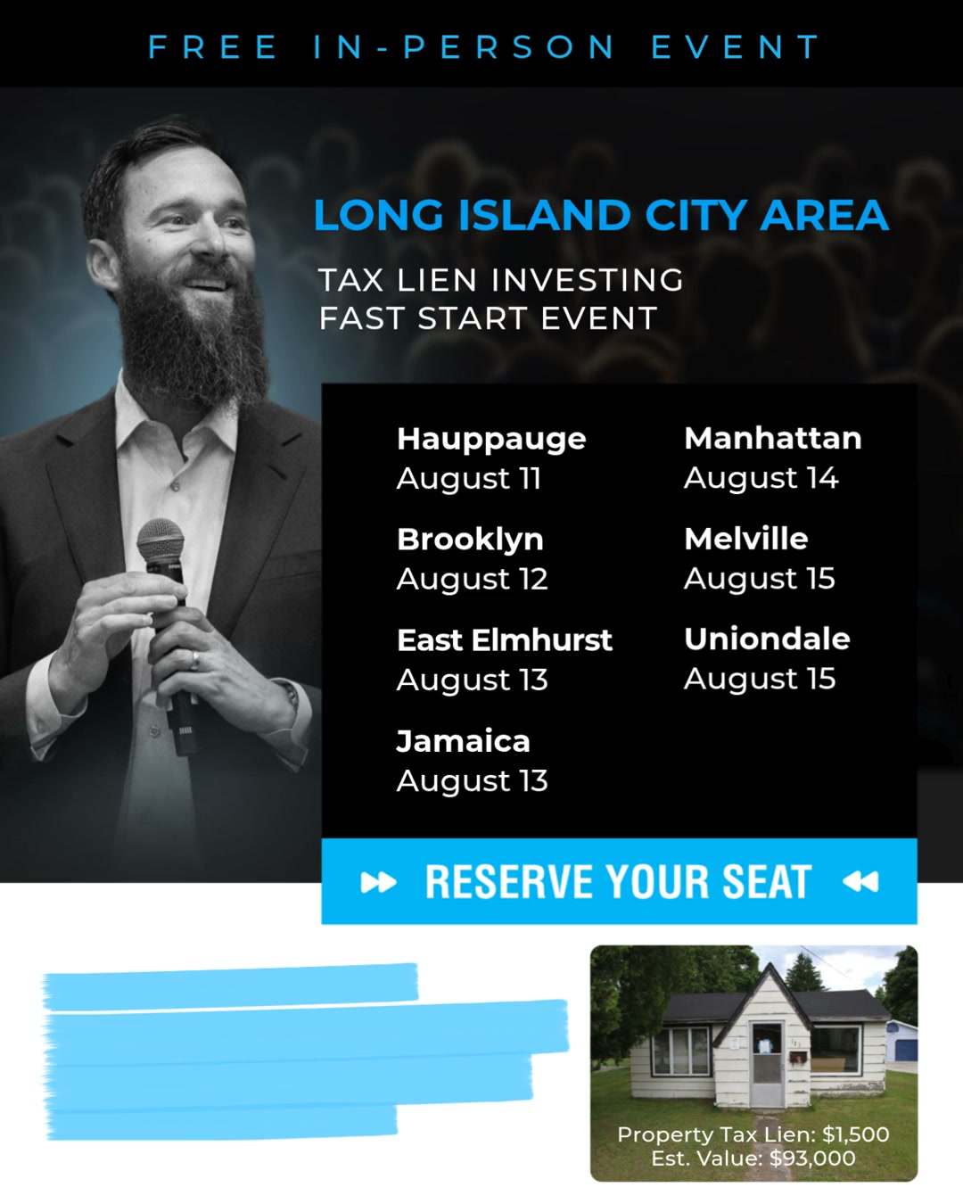 Tax Lien Code ad creative, July 2026