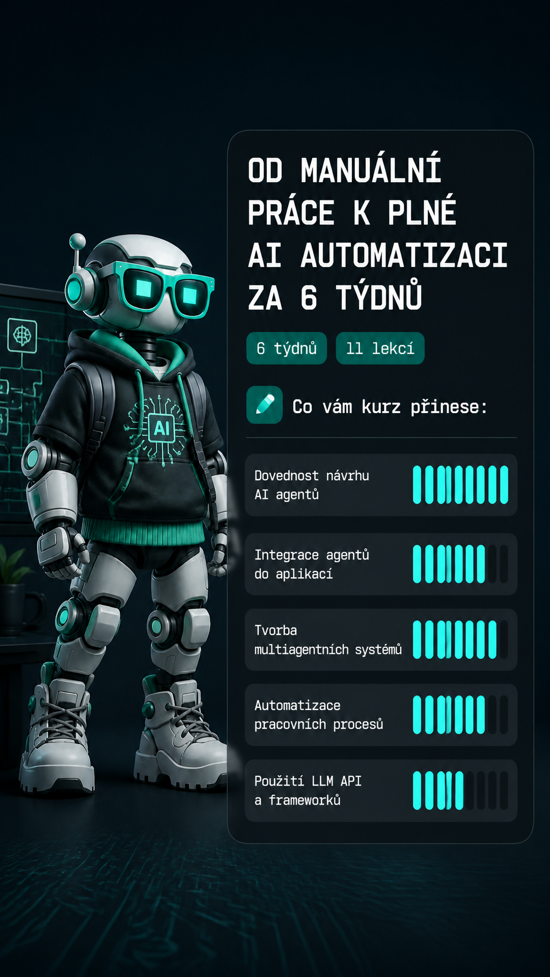 RobotDreams Czech ad creative, July 2026