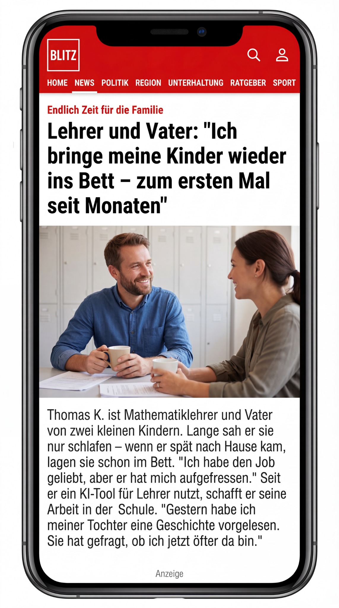 Herr Lehrer ad creative, June 2026
