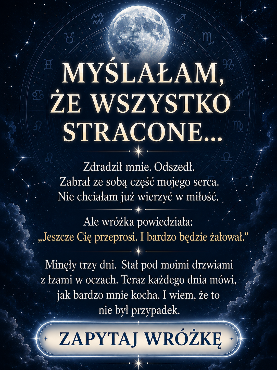Astrolog.Live - wróżby online ad creative, July 2026