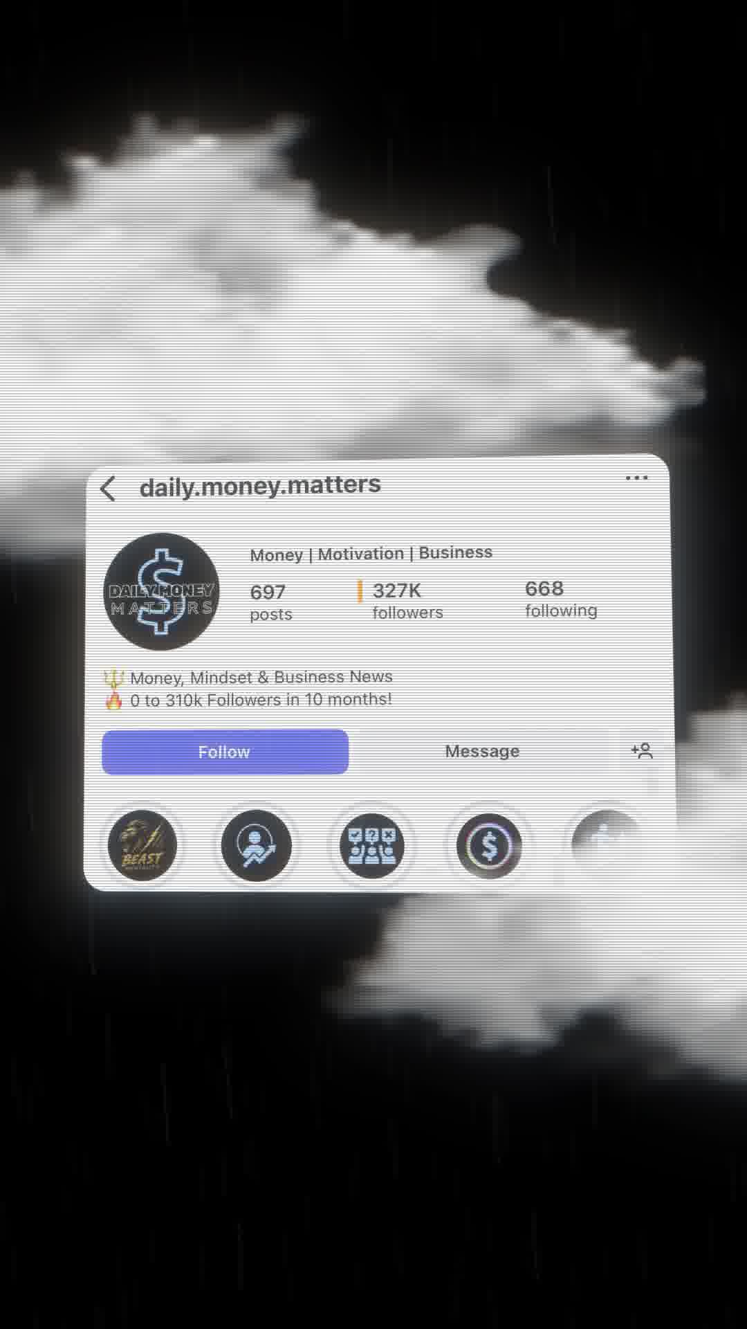 Money.Focus.IG ad creative, December 2025