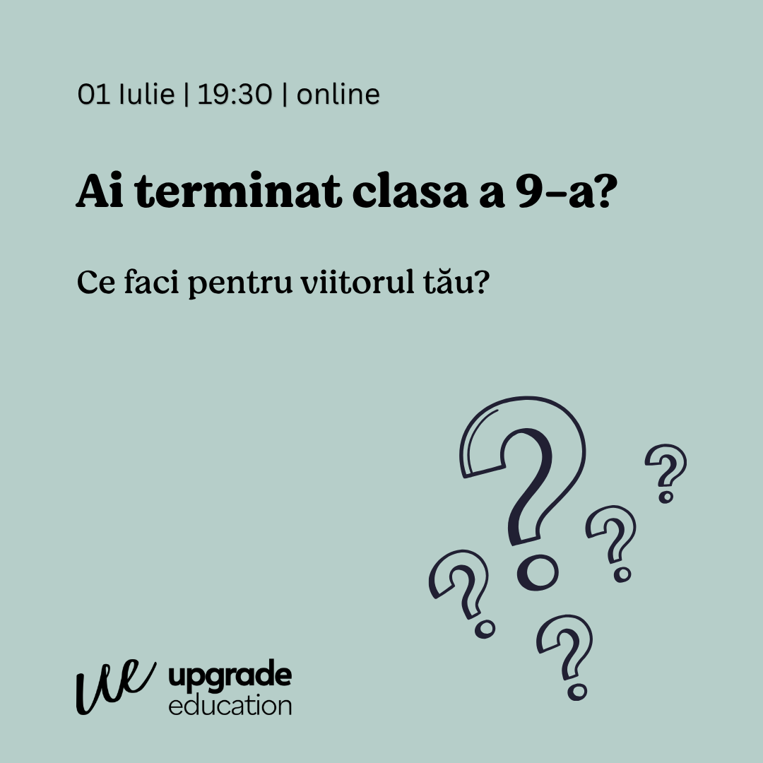 Upgrade Education ad creative, June 2026