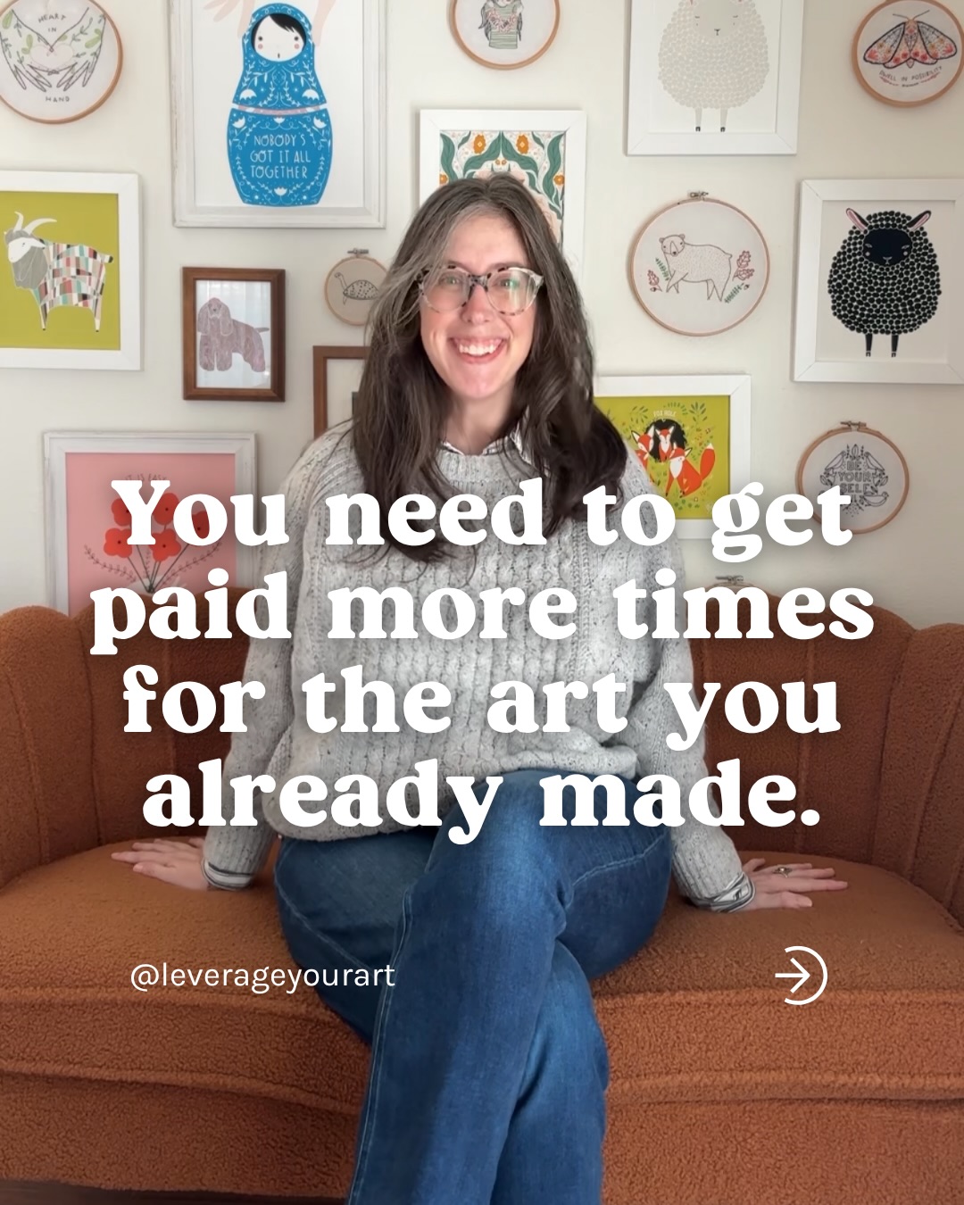 Leverage Your Art ad creative, July 2026
