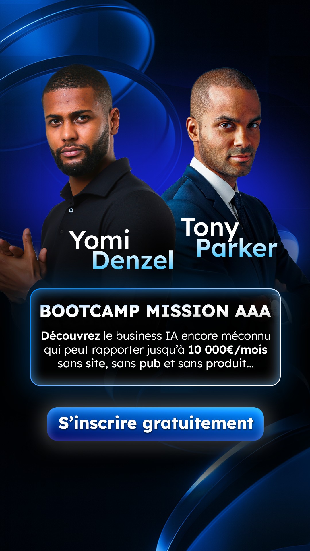 Yomi Denzel ad creative, January 2026