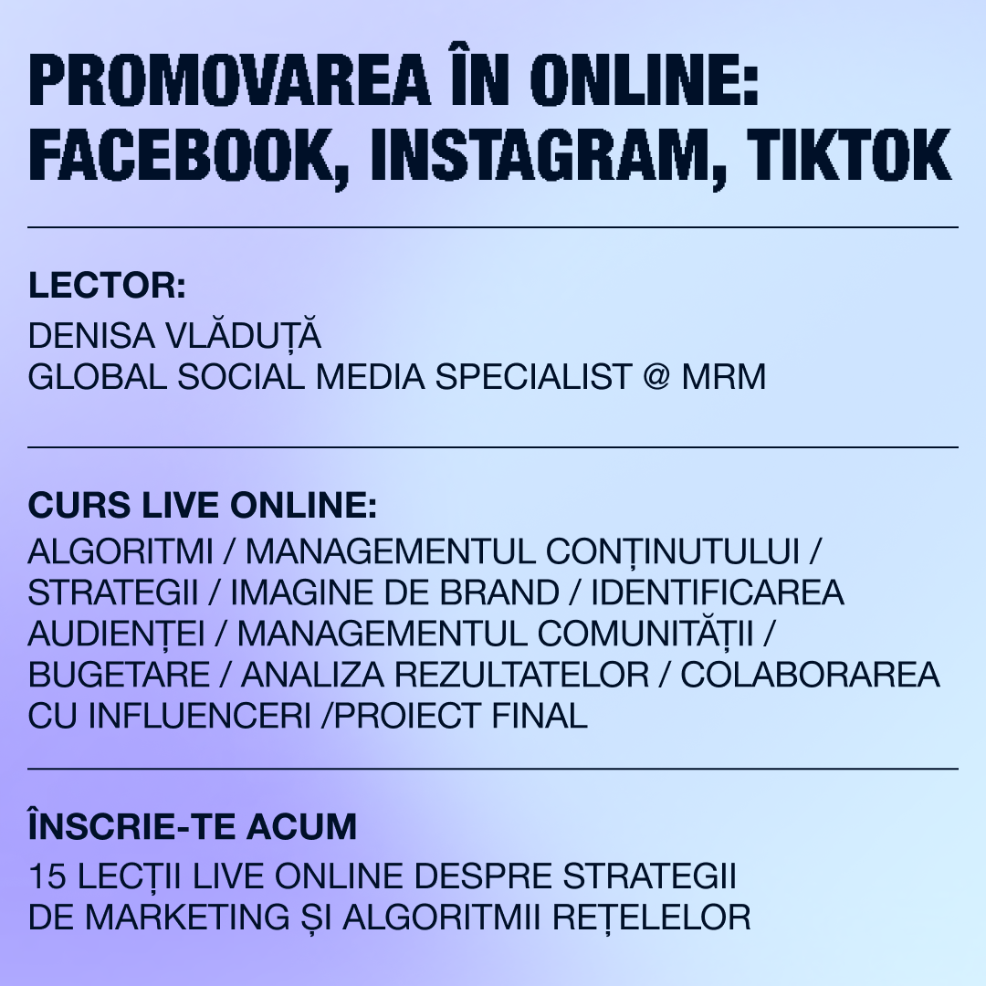 SKVOT Romania ad creative, July 2026