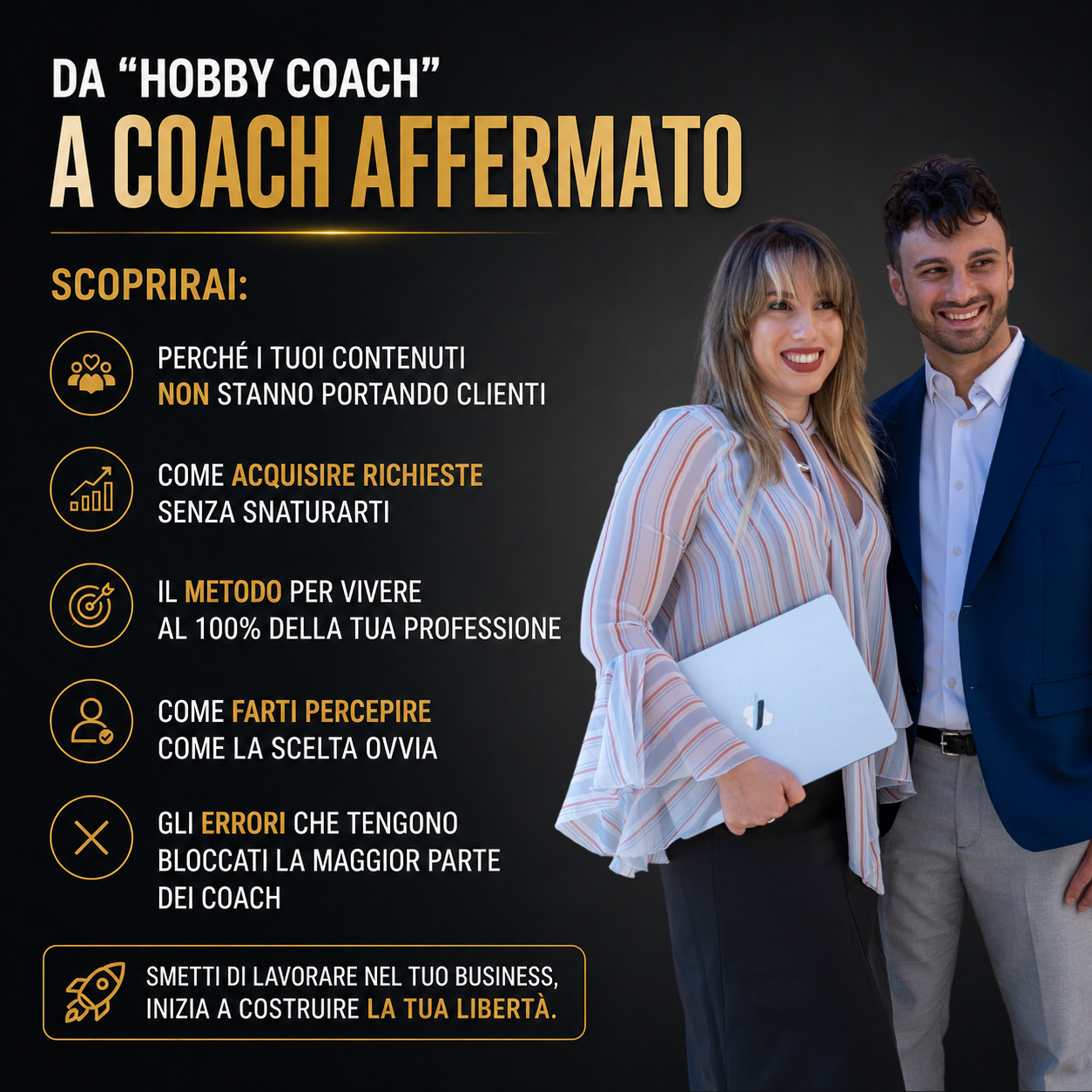Freedom Coach di Giulia e Pietro ad creative, July 2026