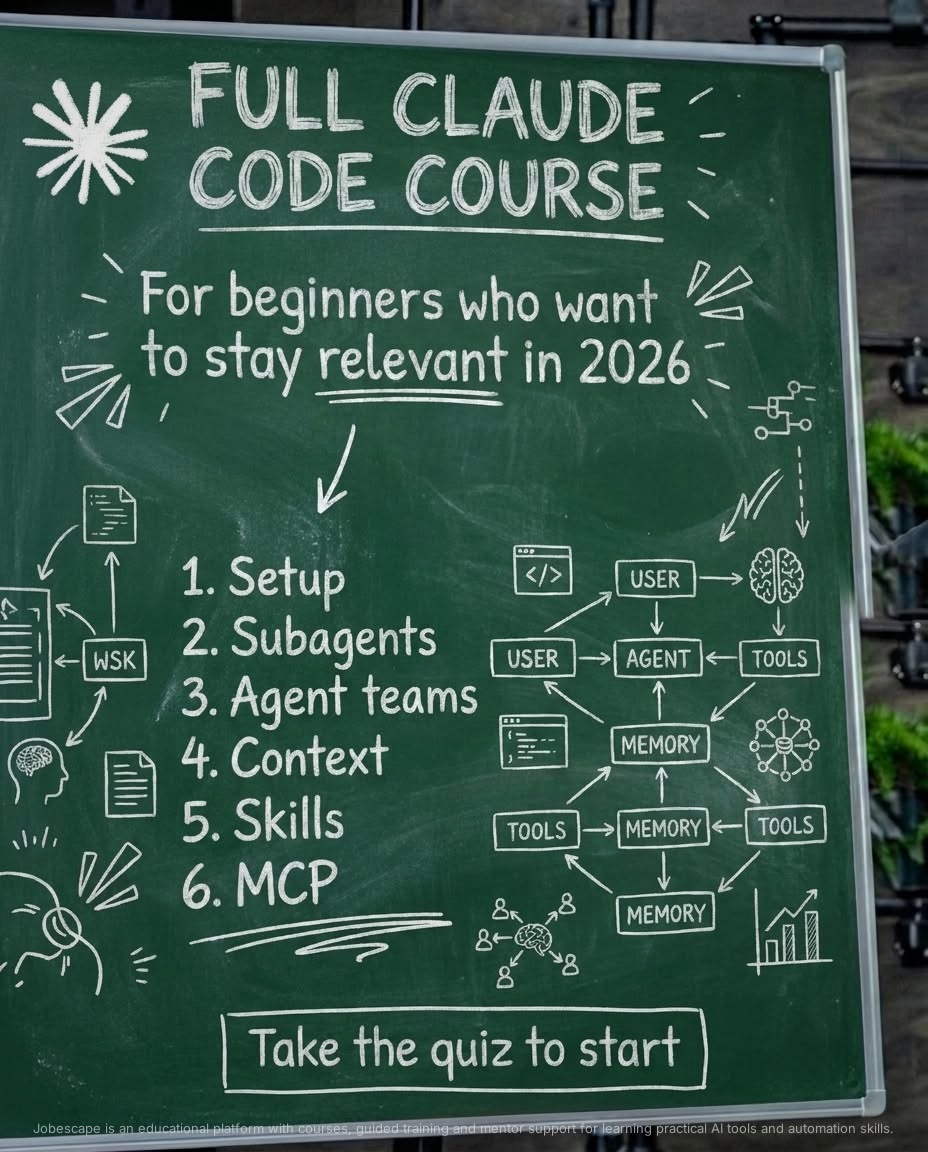 Jobescape ES ad creative, May 2026