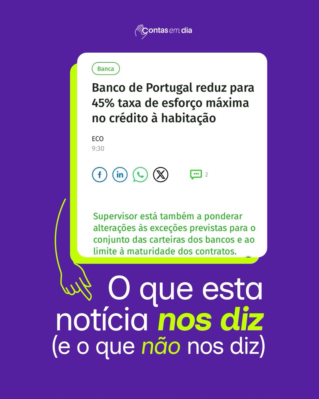 Contas em Dia ad creative, June 2026