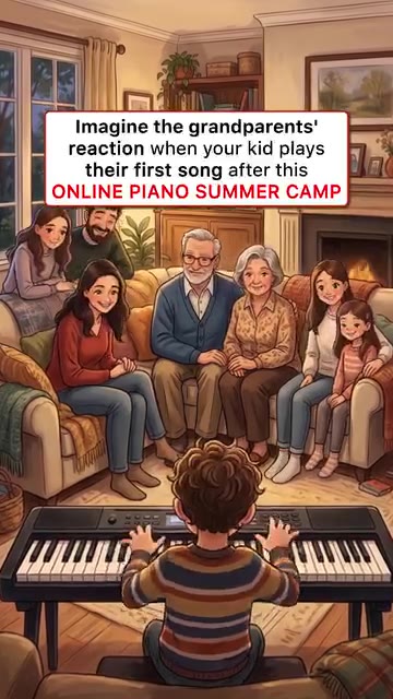 Piano in 12 Minutes a Day ad creative, May 2026