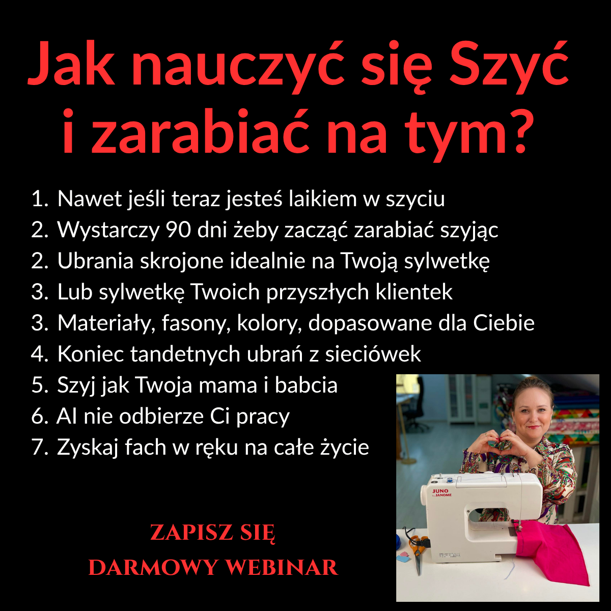 Kursy Kroju i Szycia ad creative, July 2026