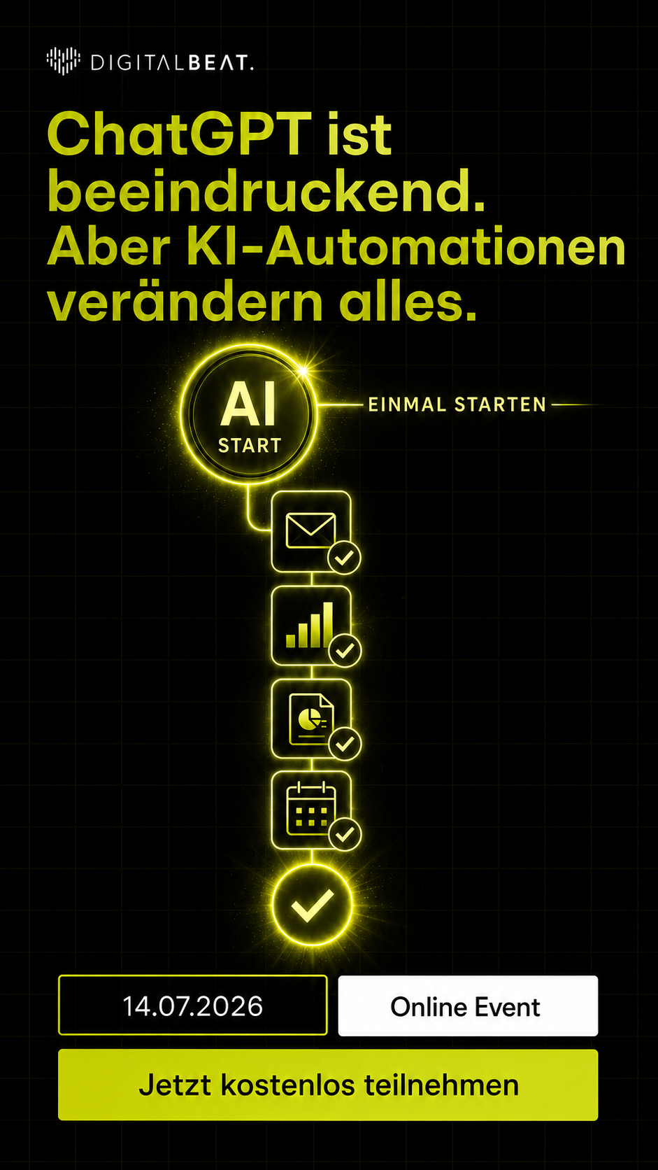 Digital Beat ad creative, June 2026