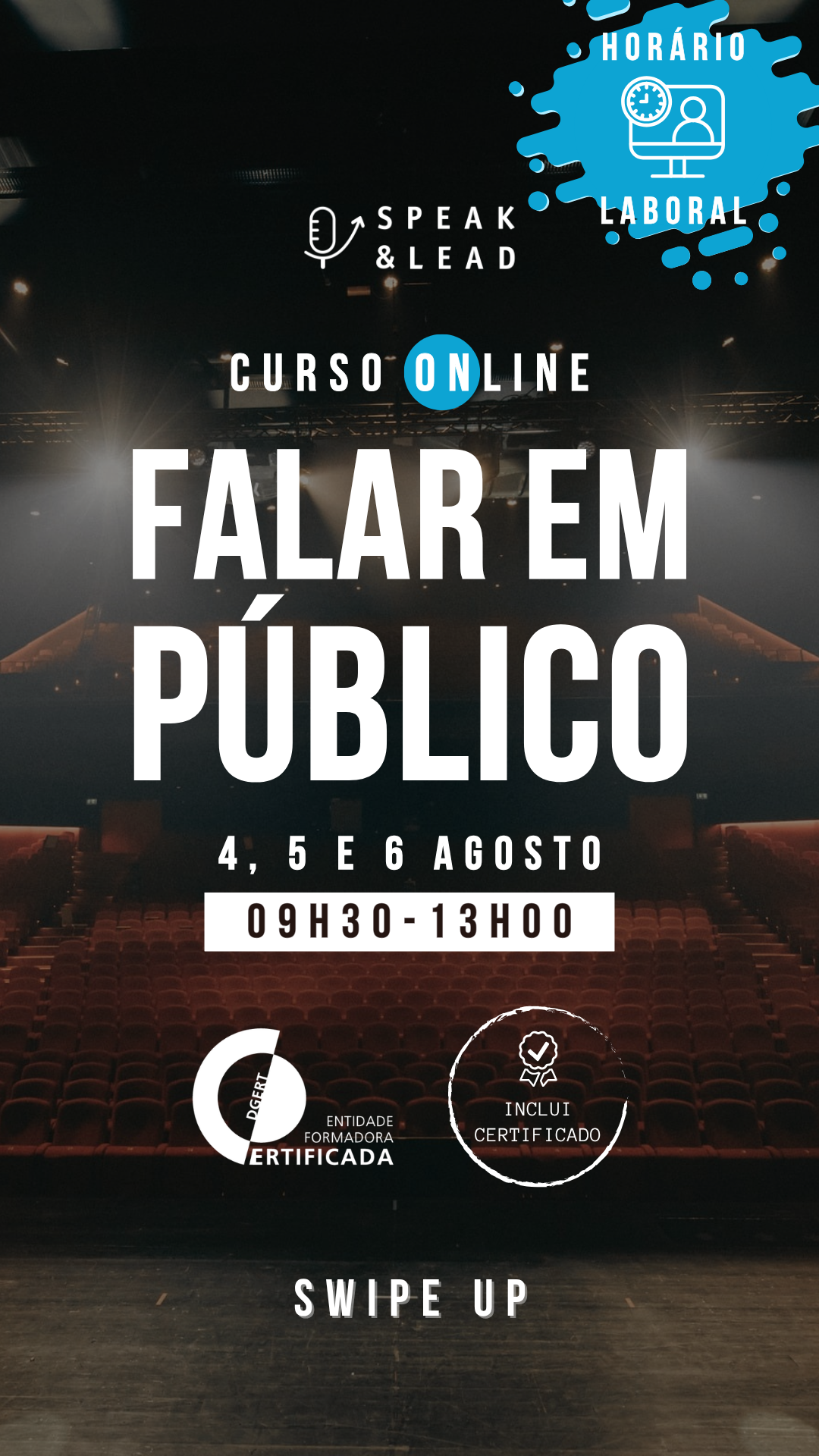 Speak and Lead ad creative, July 2026