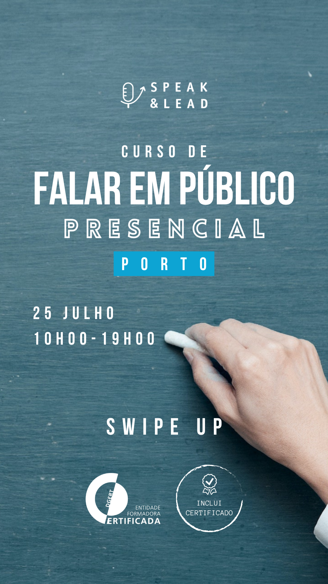 Speak and Lead ad creative, July 2026