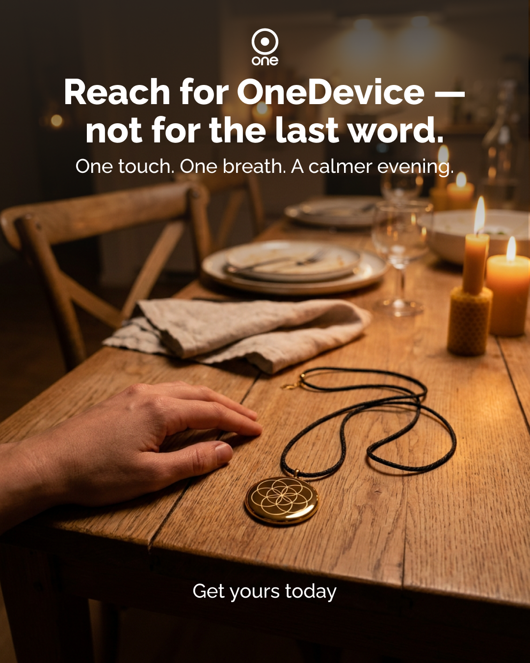 The One Device ad creative, July 2026