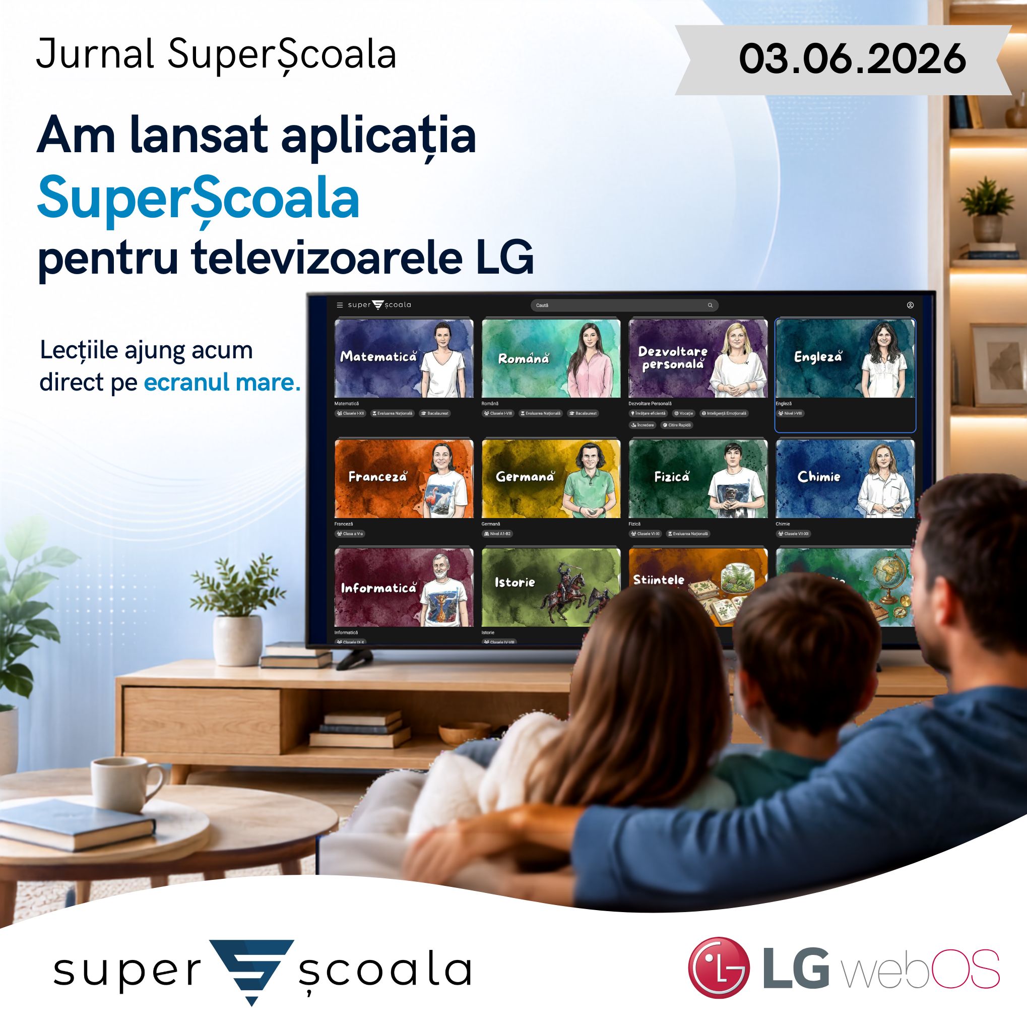 SuperȘcoala ad creative, June 2026