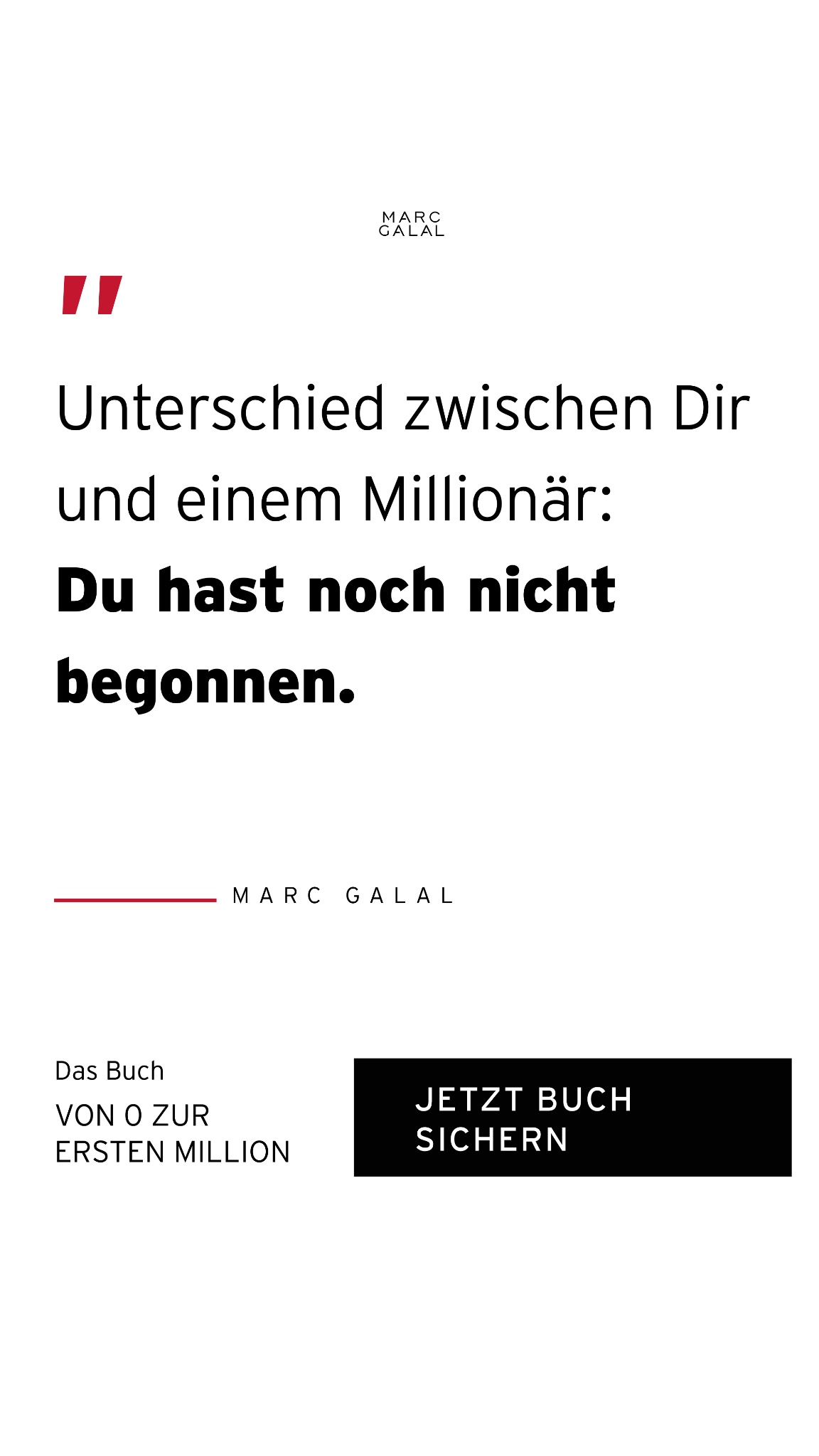 Marc Galal ad creative, July 2026