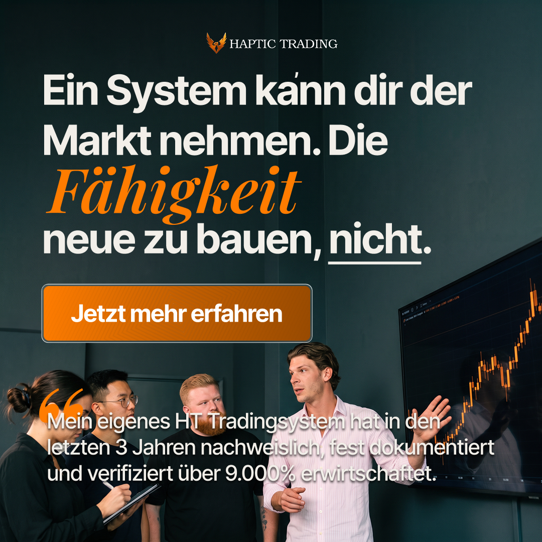 Haptic Trading ad creative, July 2026