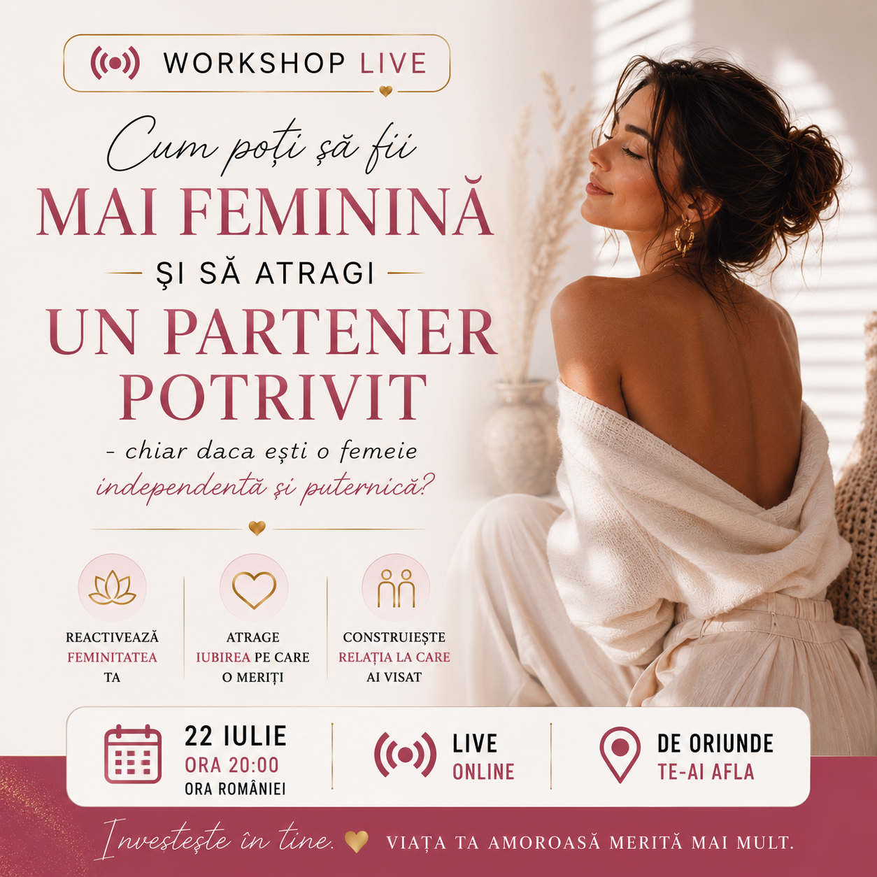 Anca Pascu ad creative, July 2026