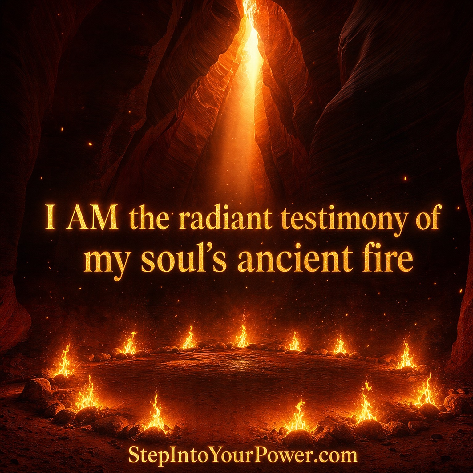 Step Into Your Power ad creative, July 2026