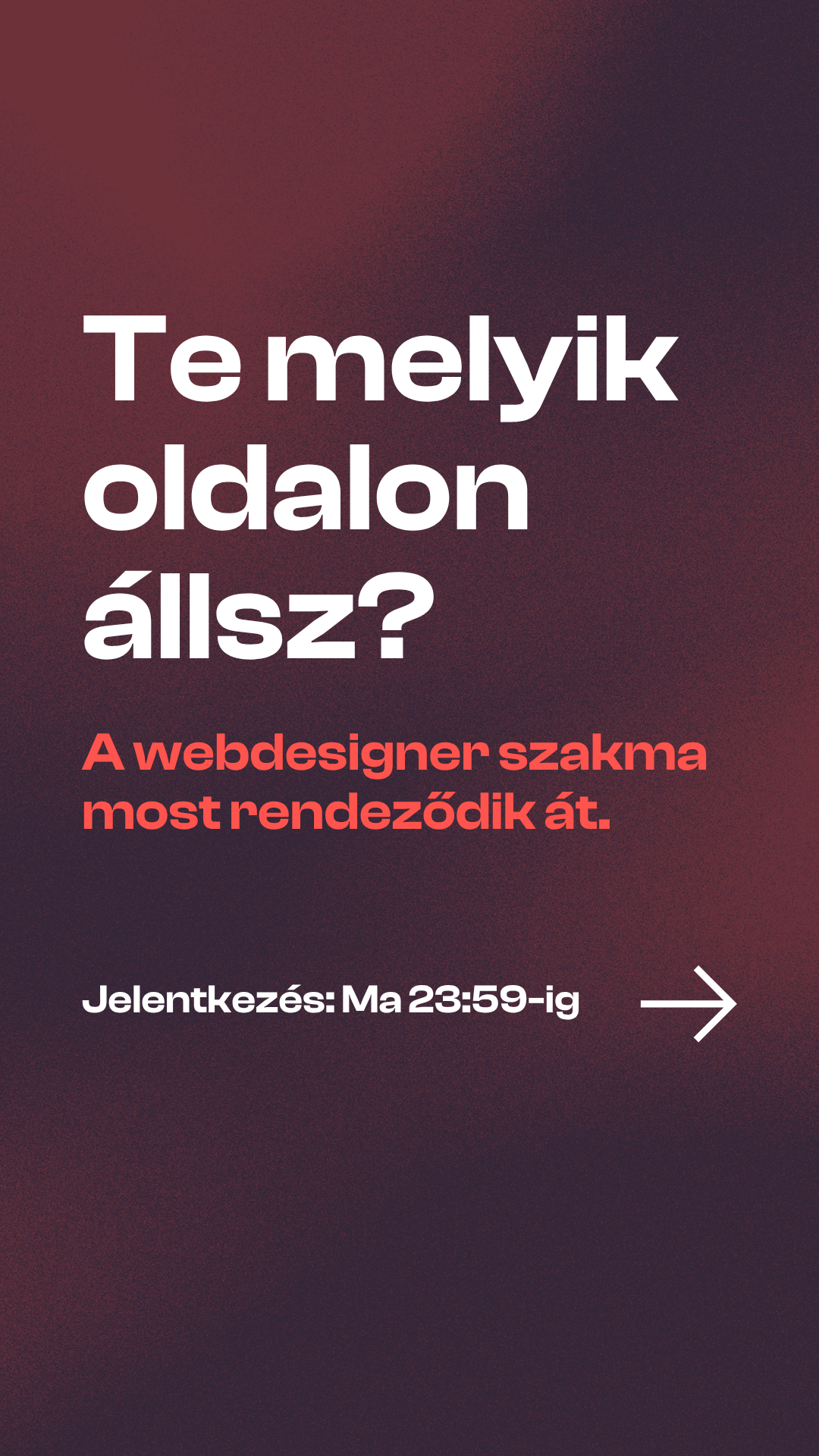 WPKurzus ad creative, July 2026