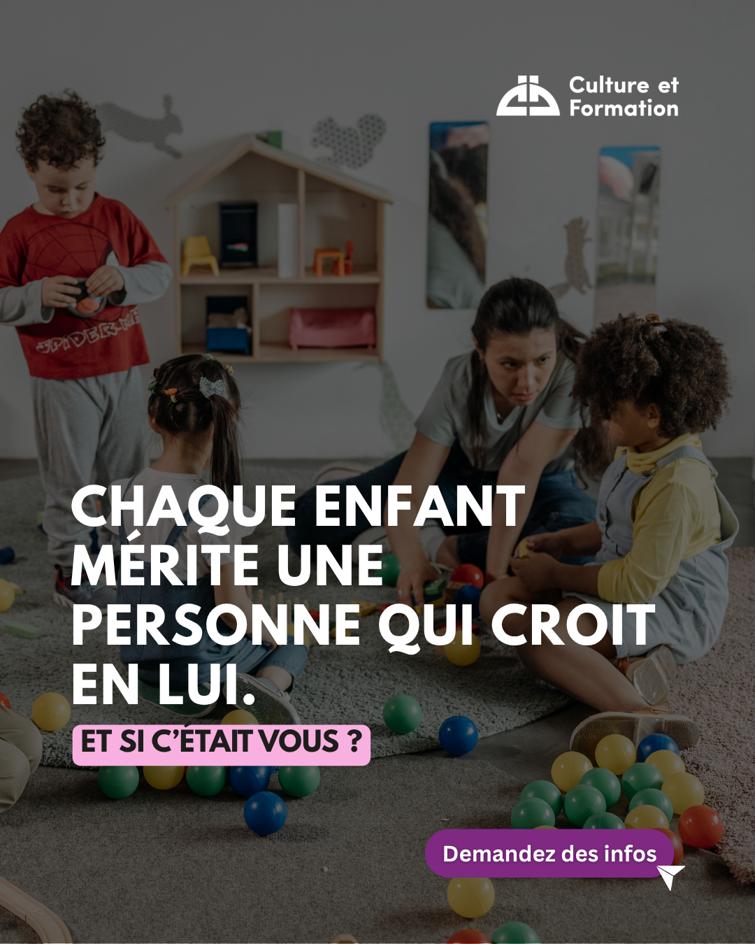 Culture et Formation ad creative, July 2026