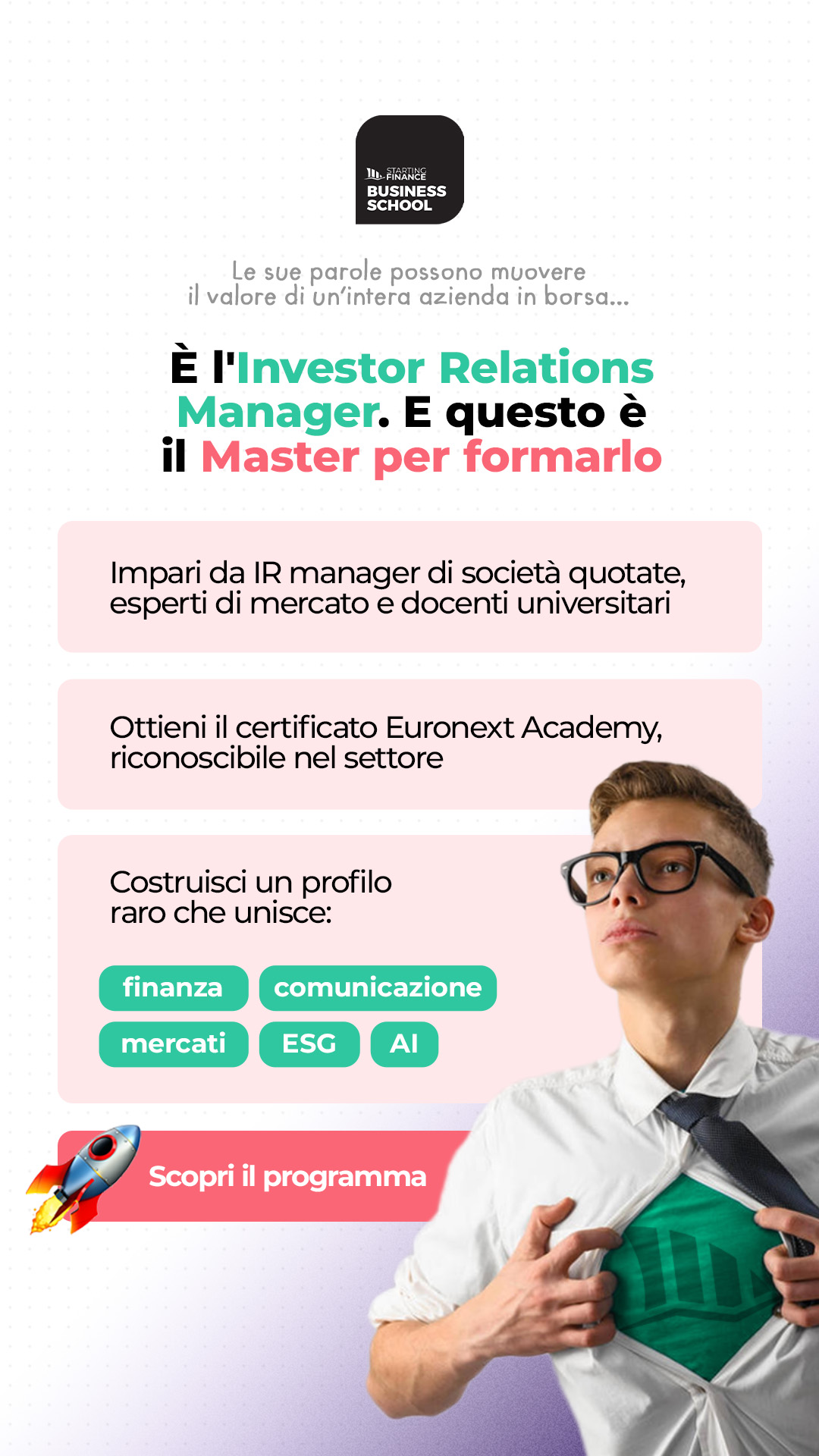 Starting Finance ad creative, July 2026