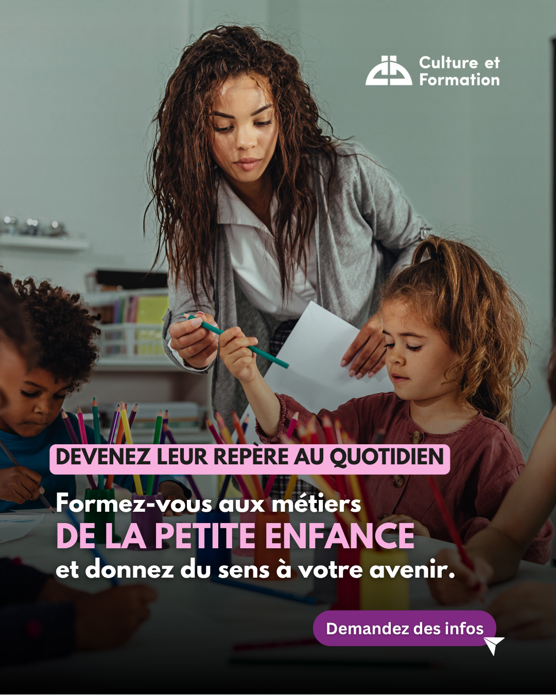 Culture et Formation ad creative, July 2026