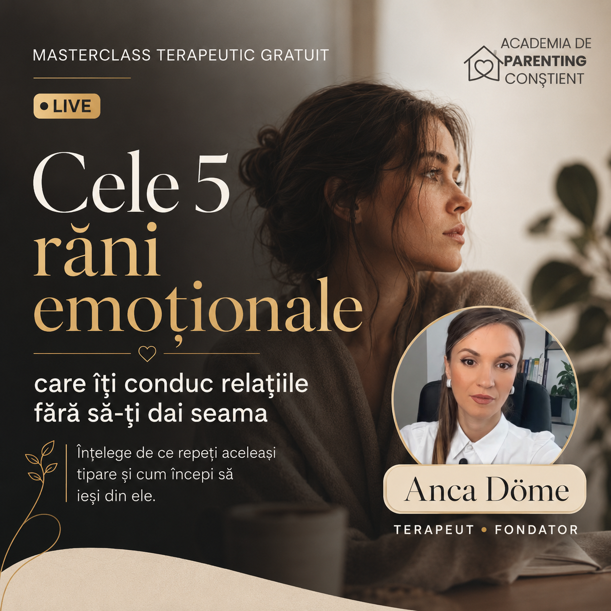 Academia De Parenting Conștient ad creative, July 2026