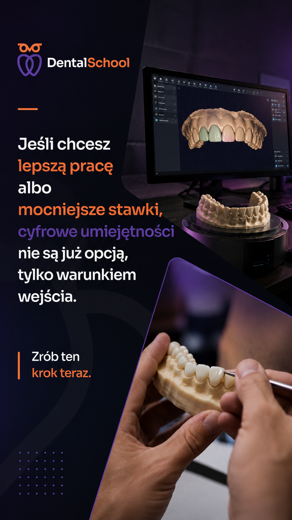 dentalschool.pl ad creative, July 2026