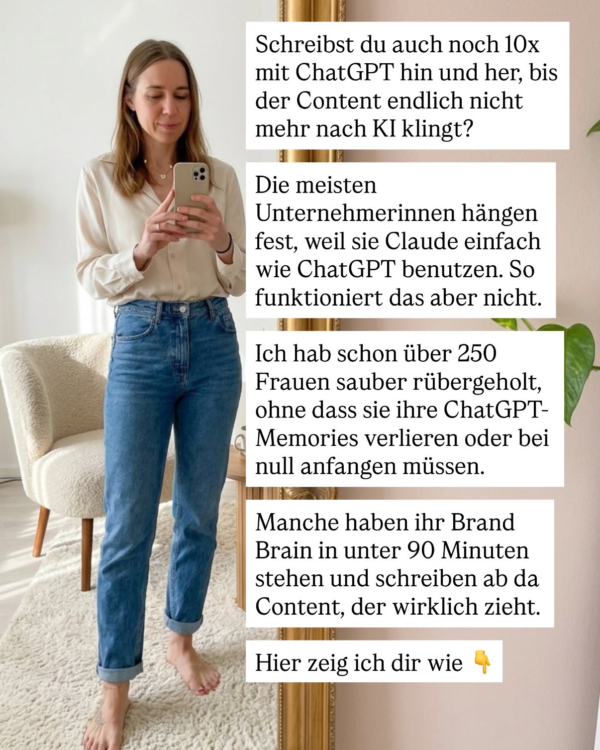 Katharina Nahm - Launch Mentorin ad creative, June 2026