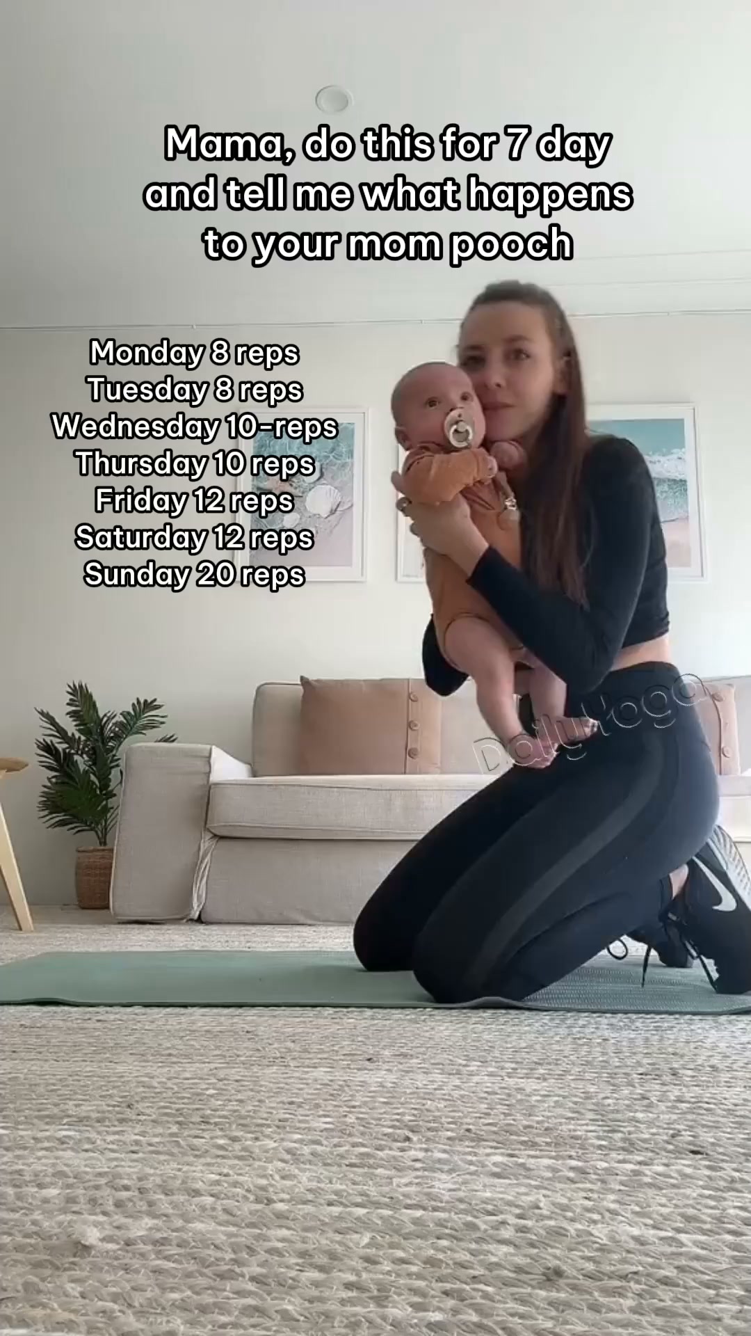 Lazy Yoga 28 Day Challenge ad creative, July 2026