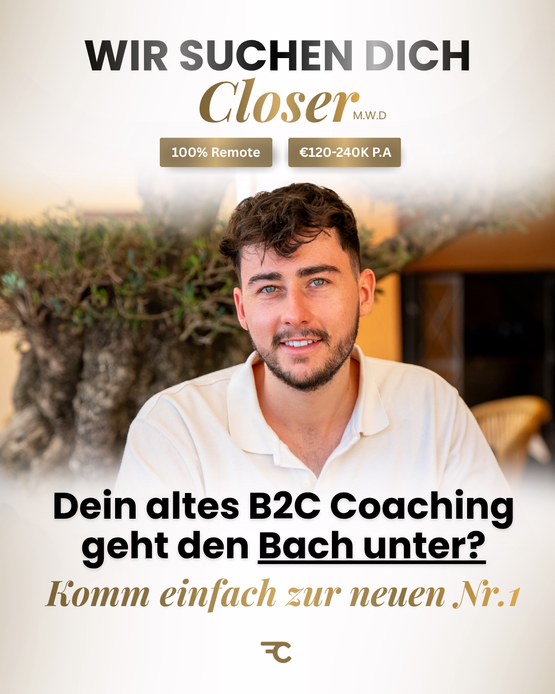 Robin Temmer - Closerfastlane ad creative, July 2026