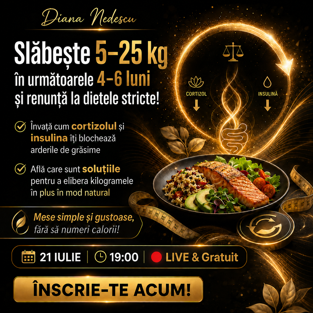 Diana Nedescu Fitness și Nutriție ad creative, July 2026