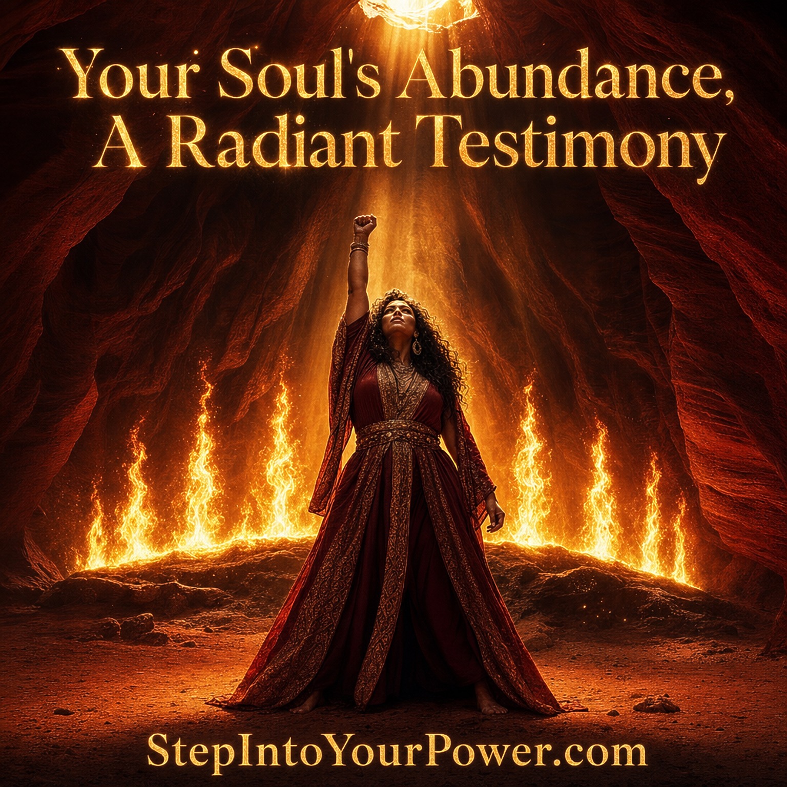 Step Into Your Power ad creative, July 2026