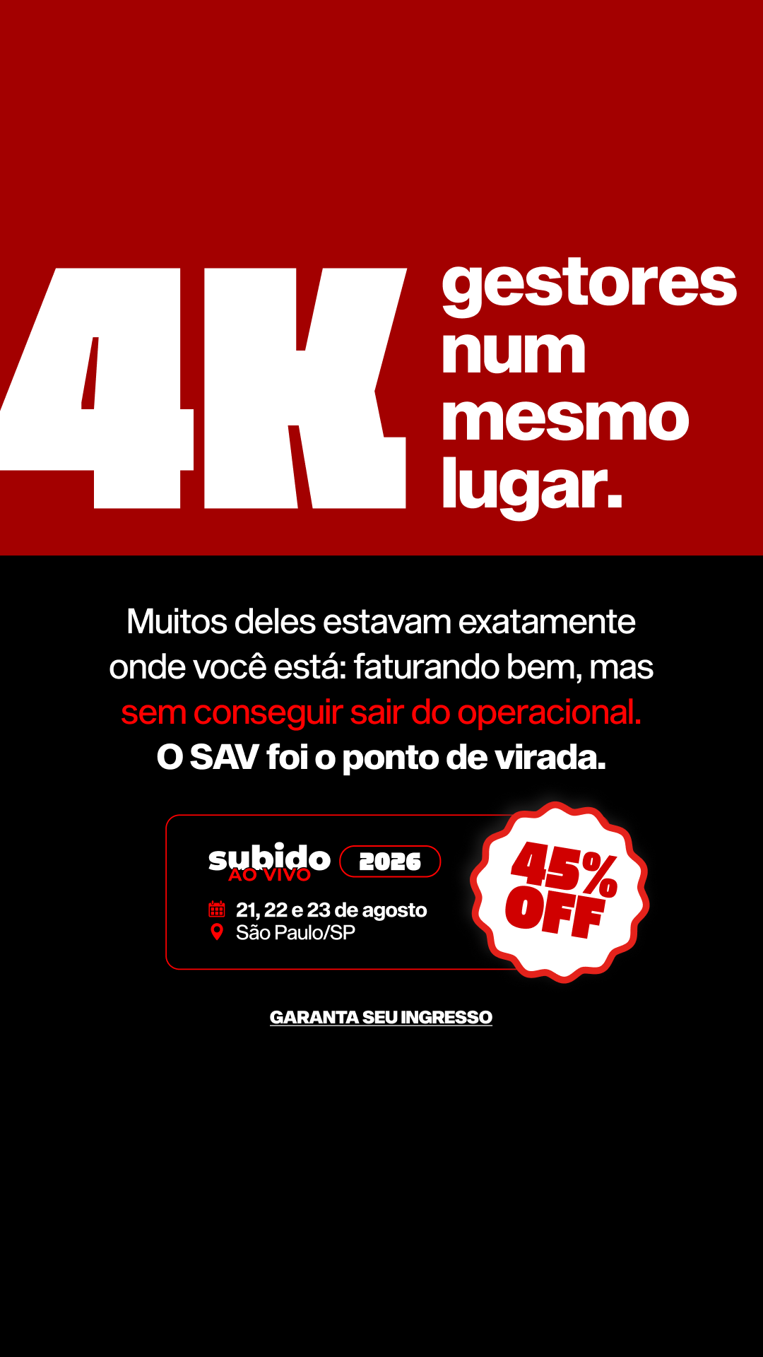 Pedro Sobral - Universo Subido ad creative, July 2026