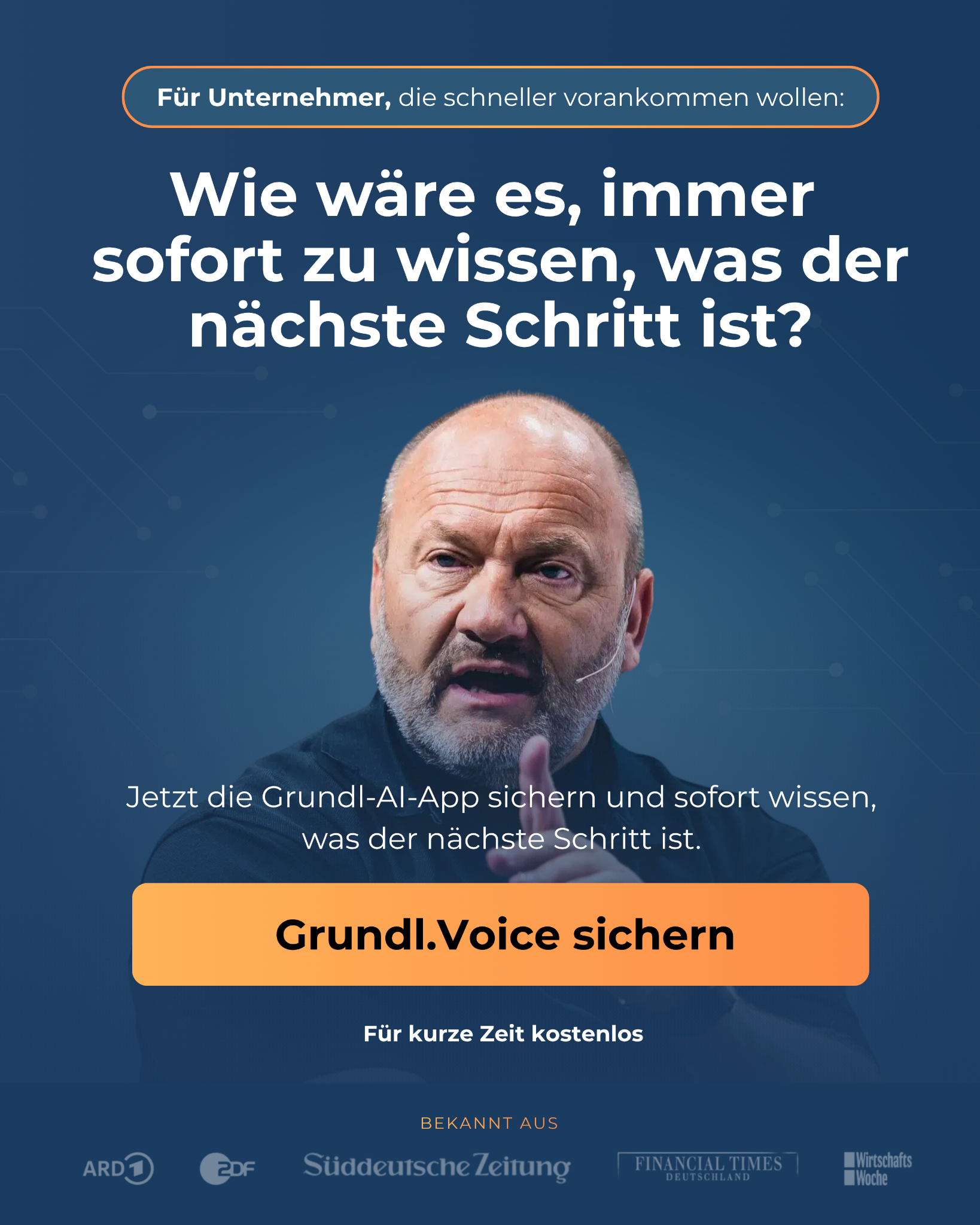 Boris Grundl ad creative, July 2026