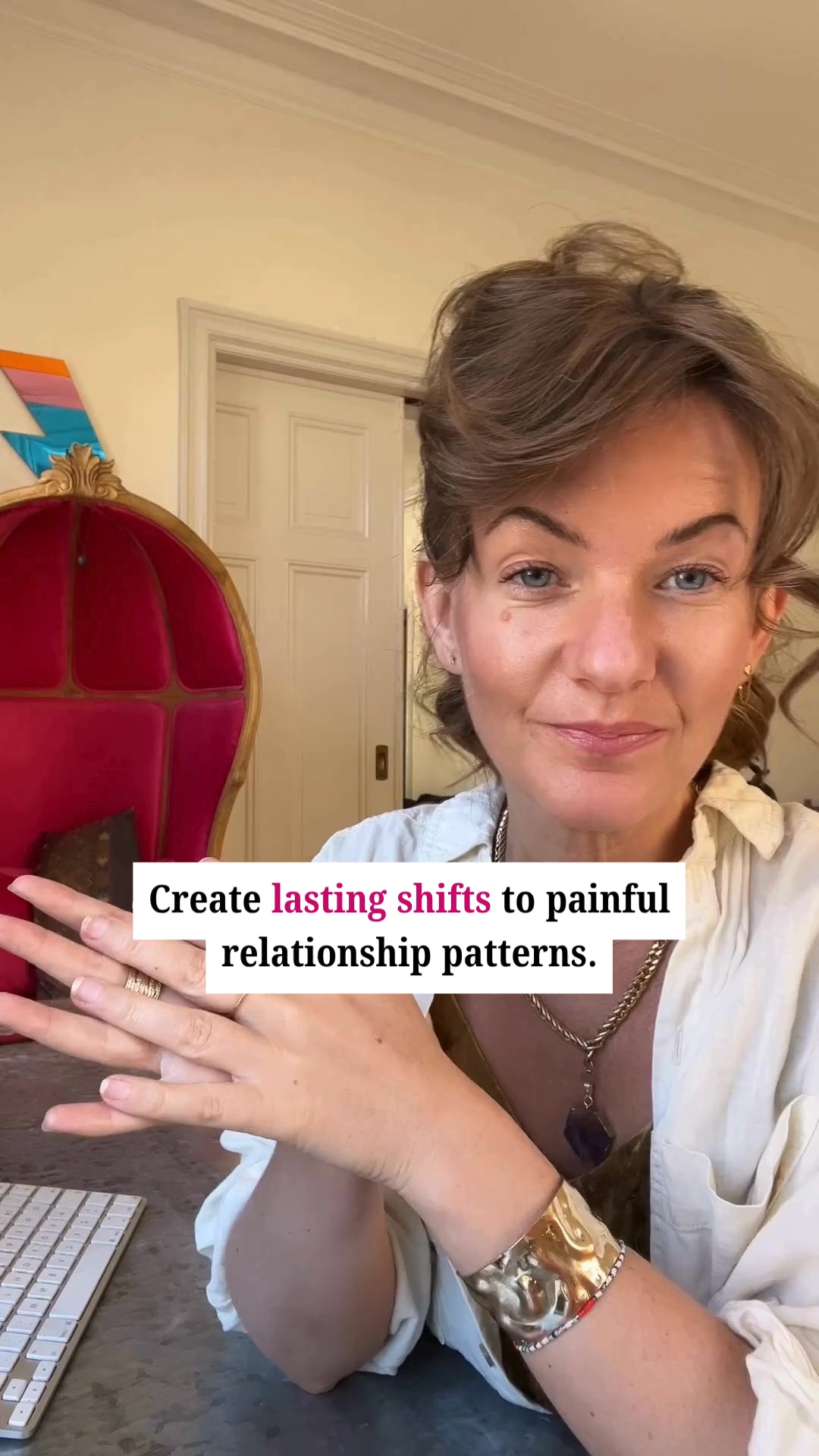 Eva Beronius at Self Mastery and Beyond ad creative, June 2026