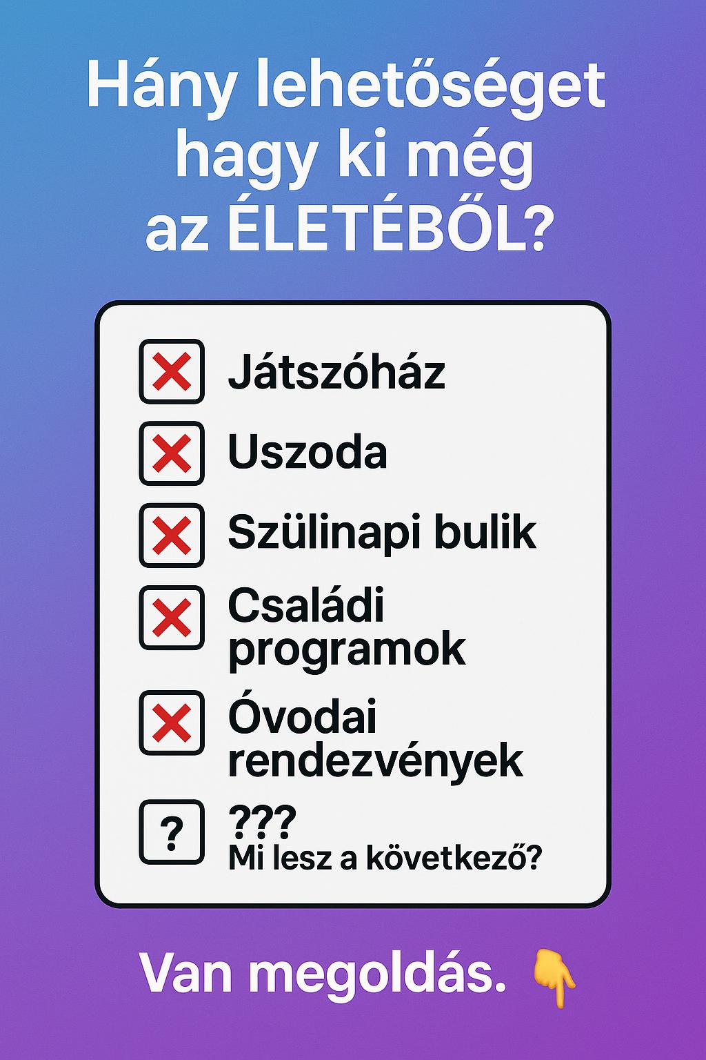 Zsenibagoly ad creative, March 2026