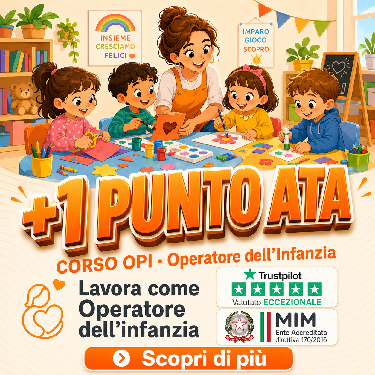 Scuola di Alta Formazione San Giuseppe Moscati ad creative, July 2026