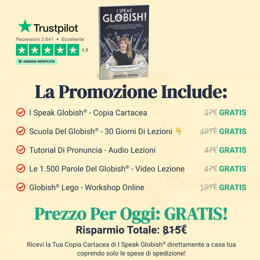 I Speak Globish ad creative, July 2026