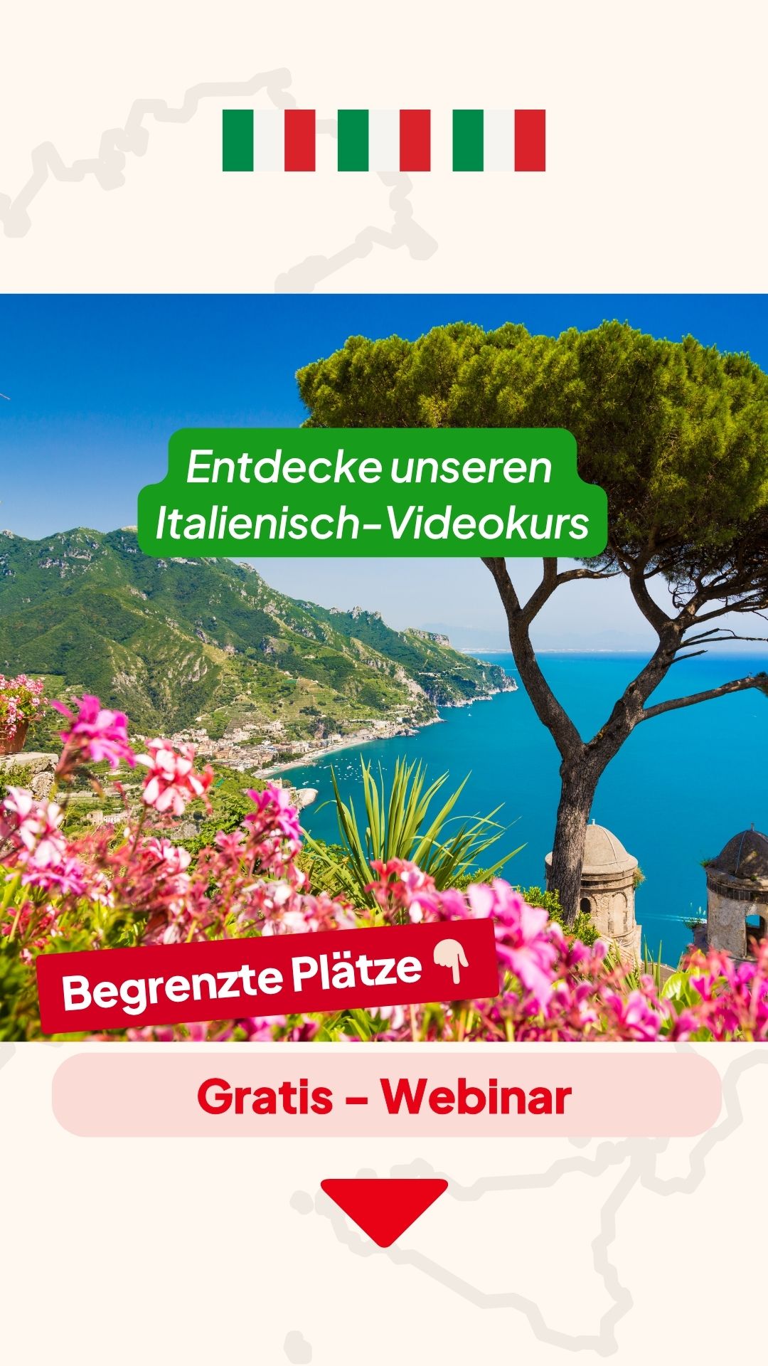 Italienisch Lernen mit Francesca ad creative, July 2026