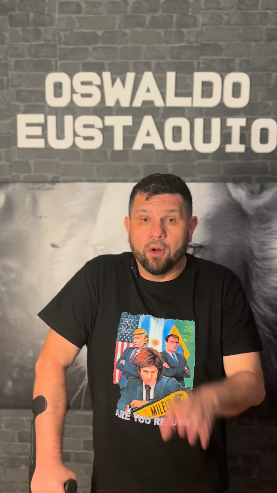 Oswaldo Eustáquio ad creative, July 2026