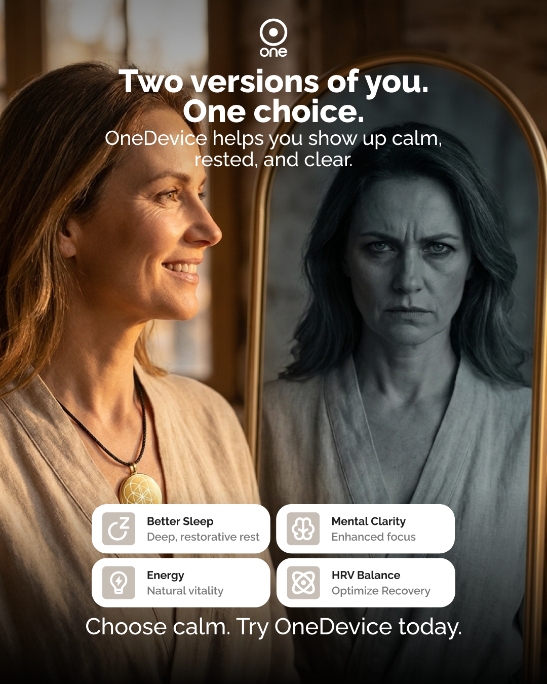 The One Device ad creative, July 2026